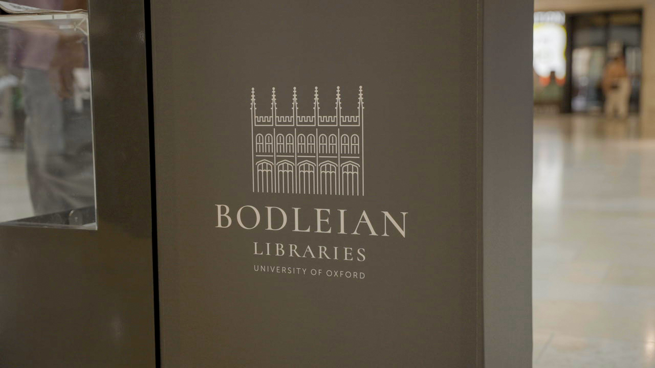 Blackwell Hall, within the Bodleian Library
