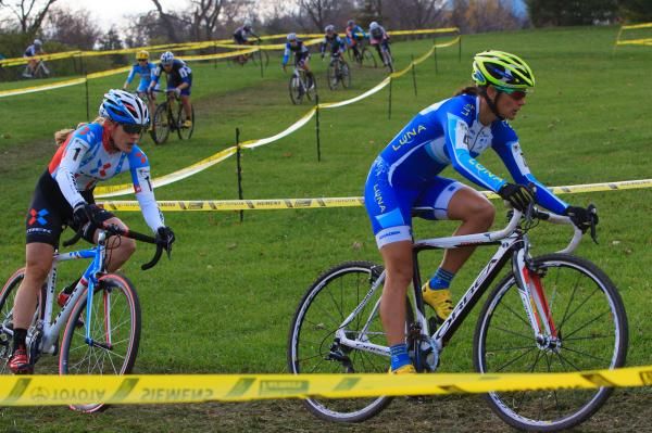 Nash and Compton went clear of the bunch early on
