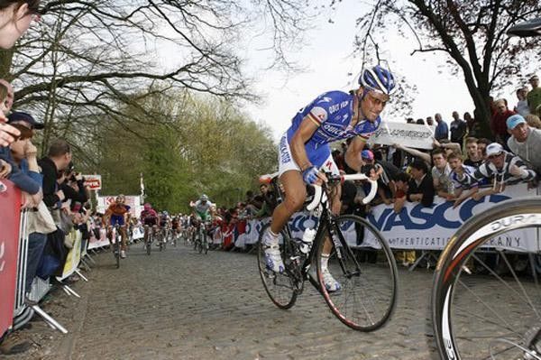 Boonen suffering on the Kemmel