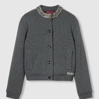 Gucci Padded rib wool cardigan