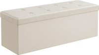 1. SONGMICS 43 Inches Folding Storage Ottoman Bench | Was $78.71,