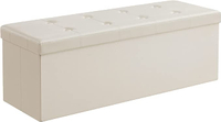 2. Songmics 43-Inch Folding Storage Ottoman Bench | Was $78.71,