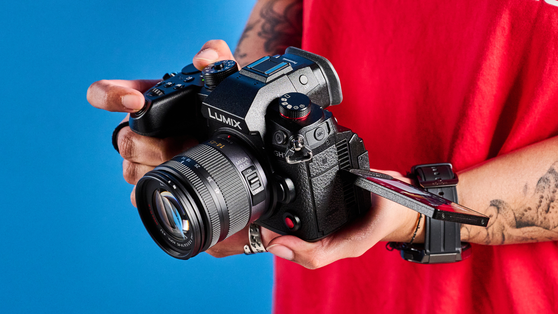 A Panasonic Lumix GH7 Micro Four Thirds camera