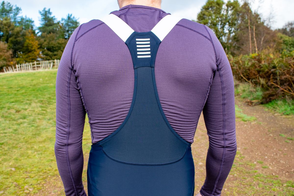 A man wearing a pair of Rapha Pro Team Lightweight bibtights
