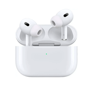 The Apple AirPods Pro 2 on a white background.