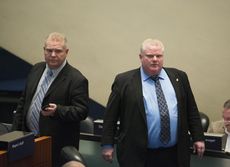 Toronto Mayor Rob Ford hospitalized with abdominal tumor