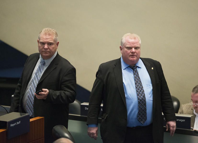 Toronto Mayor Rob Ford hospitalized with abdominal tumor