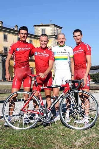 Barloworld's South African contingent - (L to R) Rodney Green, Jeremy Maartens, Ryan Cox and Tiaan Kannemeyer.