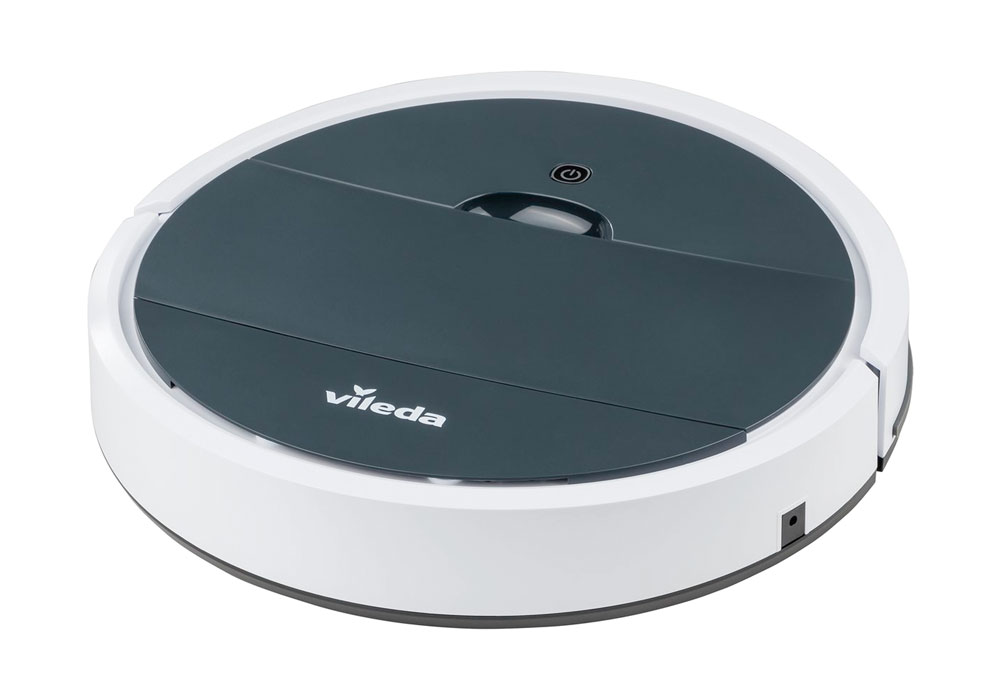 vileda grey and white robot vaccum cleaner