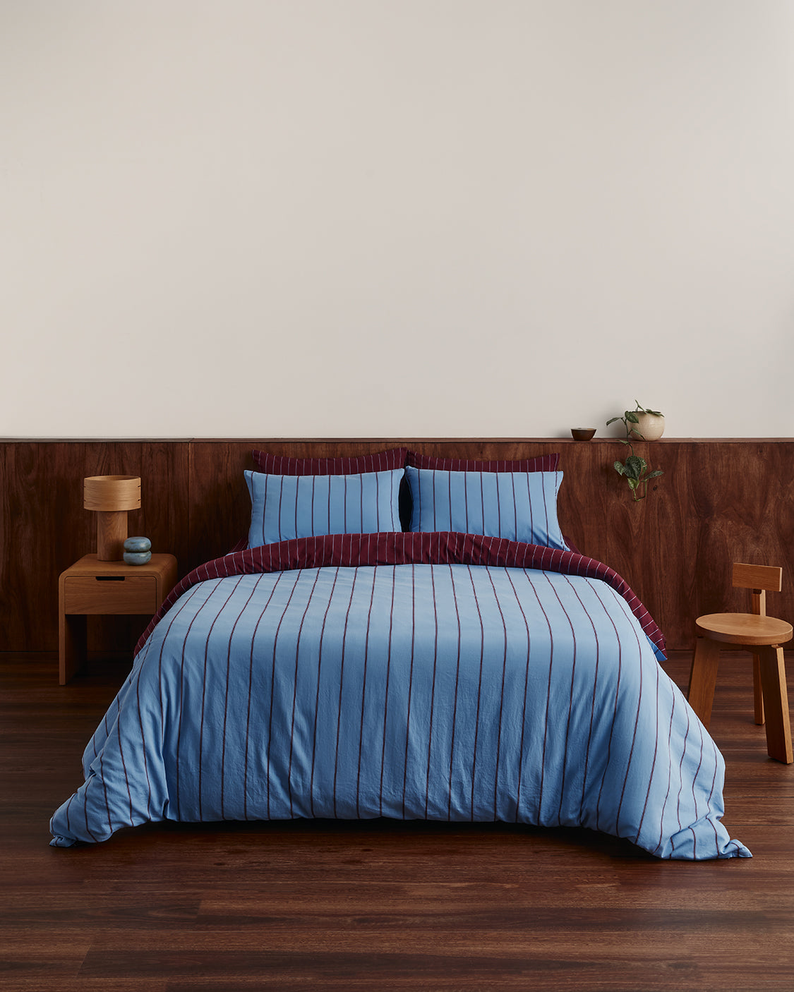 Duvet Cover - Oxford / Plum