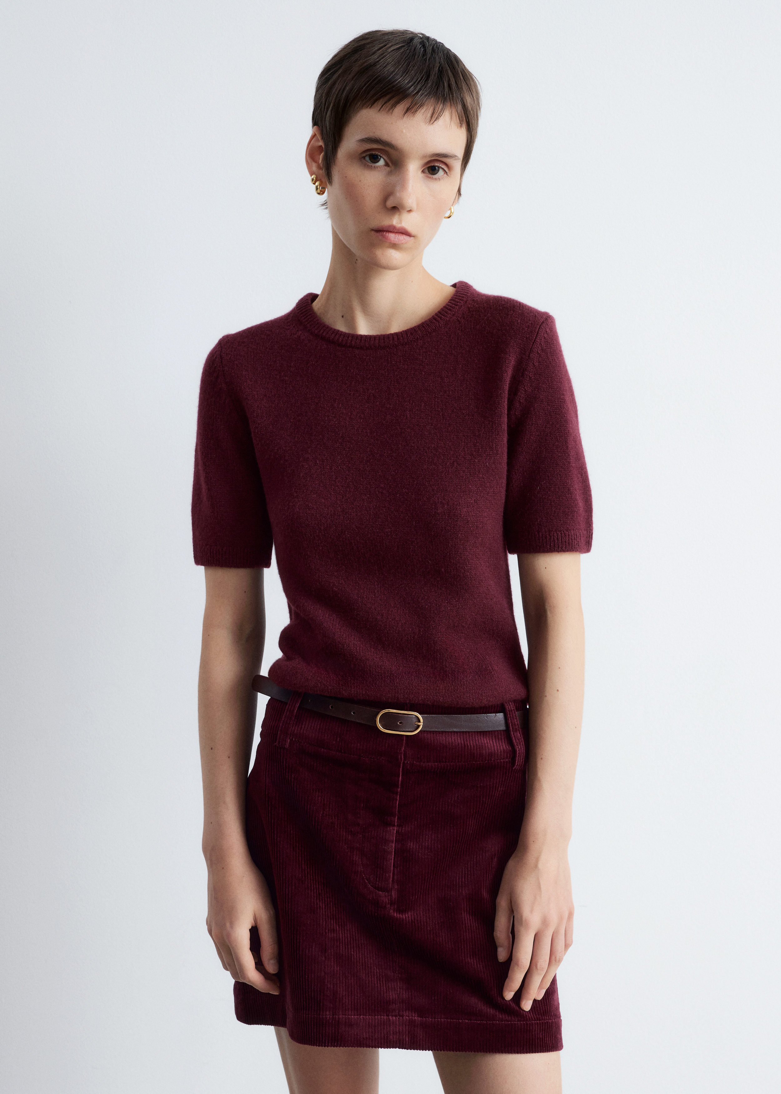 Knitted Cashmere T-Shirt