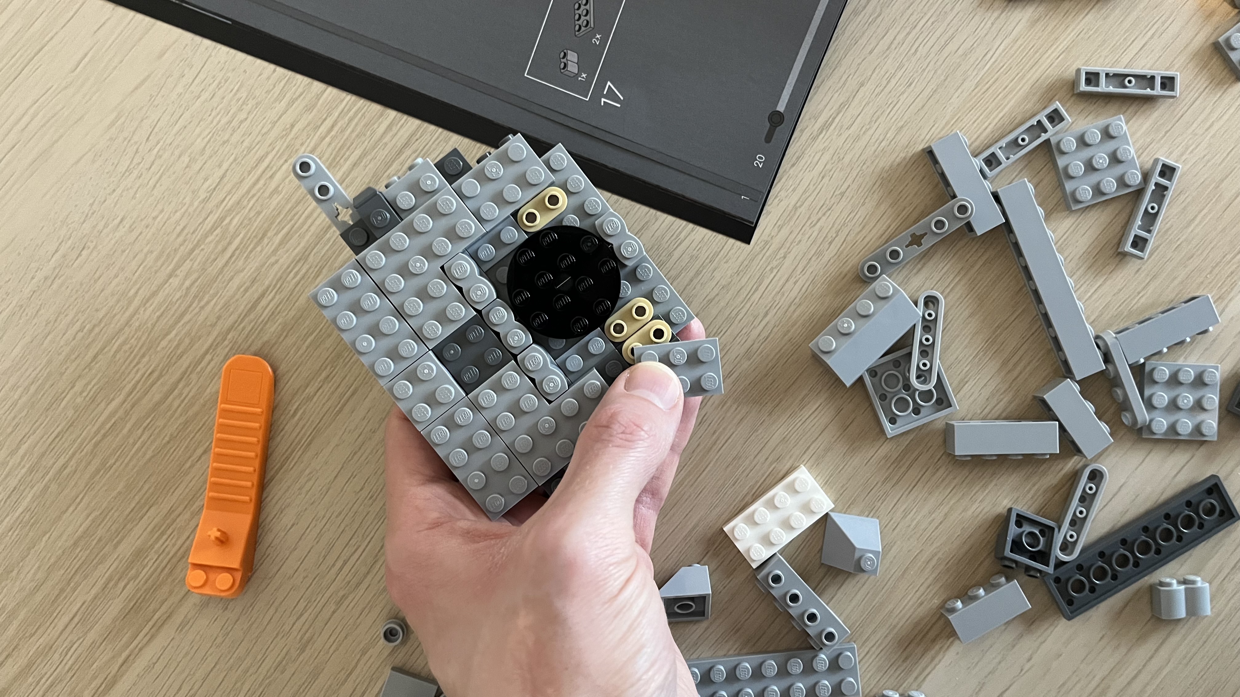 Lego Star Wars AT-ST Walker (75417) being built