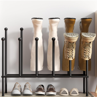 a boot rack where you can store your boots upside down