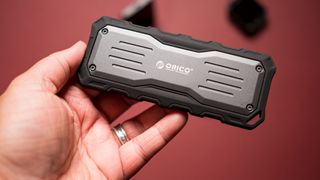 Orico Mecha O20 2TB SSD in-hand view