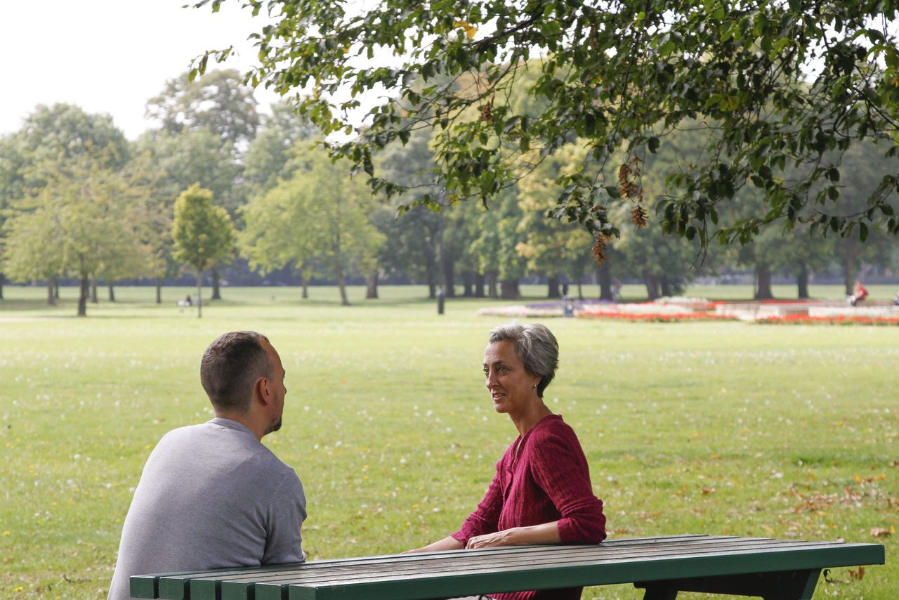 therapist and coach outdoor sessions