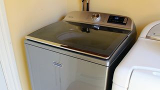 Maytag MVW7230HC 5.2 cu. ft. Smart Top Load Washer being tested in writer's home