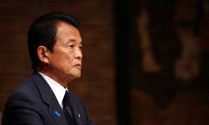 Taro Aso should probably avoid offering more flattering references to Nazi Germany...