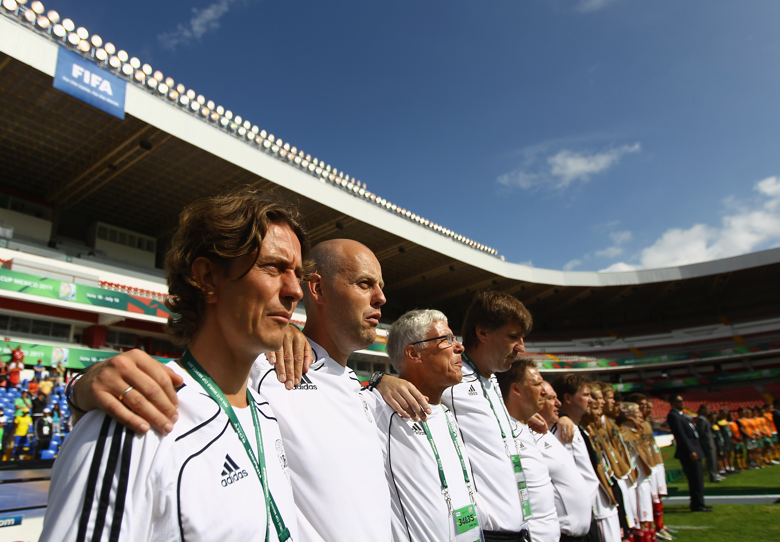 Thomas Frank, head coach of Denmark, during the Group F FIFA U-17 World Cup match between Australia and Denmark at the Corregidora Stadium on June 27, 2011 in Queretaro, Mexico.