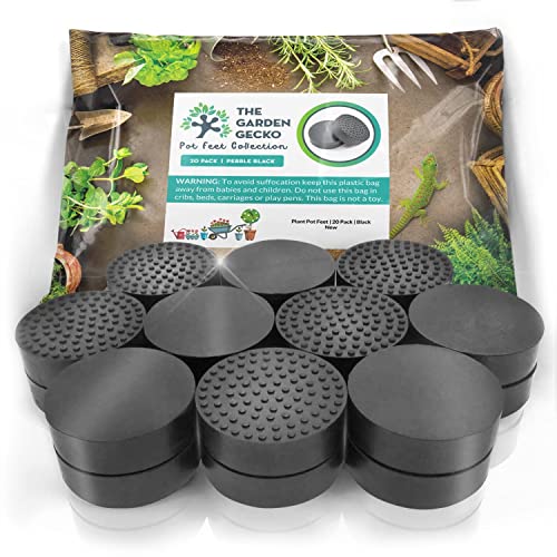 The Garden Gecko Plant Pot Feet, Outdoor Pot Feet for Garden Pots, 20 Pack
