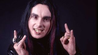 Portrait of Cradle Of Filth vocalist Dani Filth, London, United Kingdom, 2000