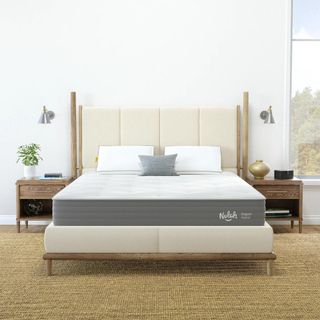 A Nolah mattress on a bed.