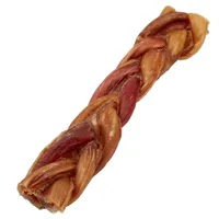Bones &amp; Chews Braided Bully Stick 6" Dog Treats