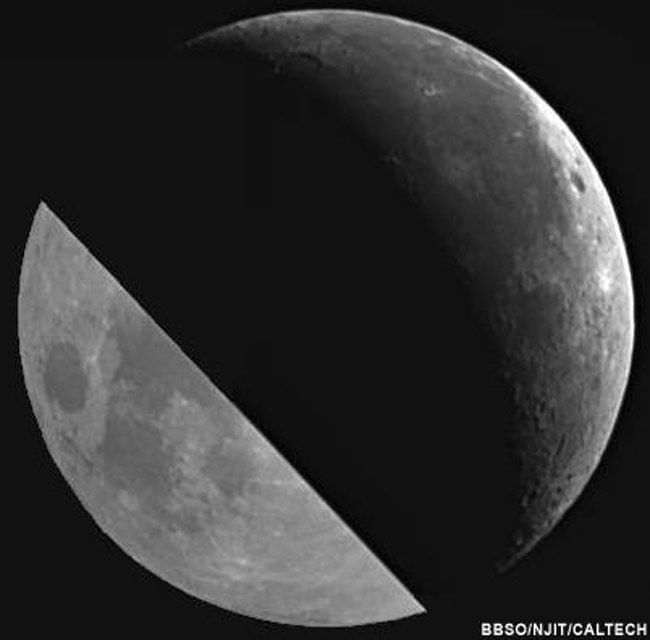 Earth&#039;s Reflection Varies on the Moon