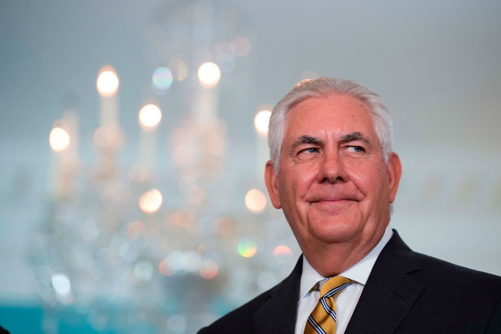 Secretary of State Rex Tillerson.