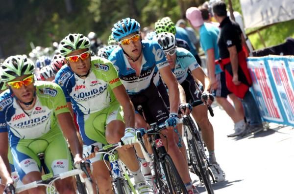 Ivan Basso put his Liquigas team to work
