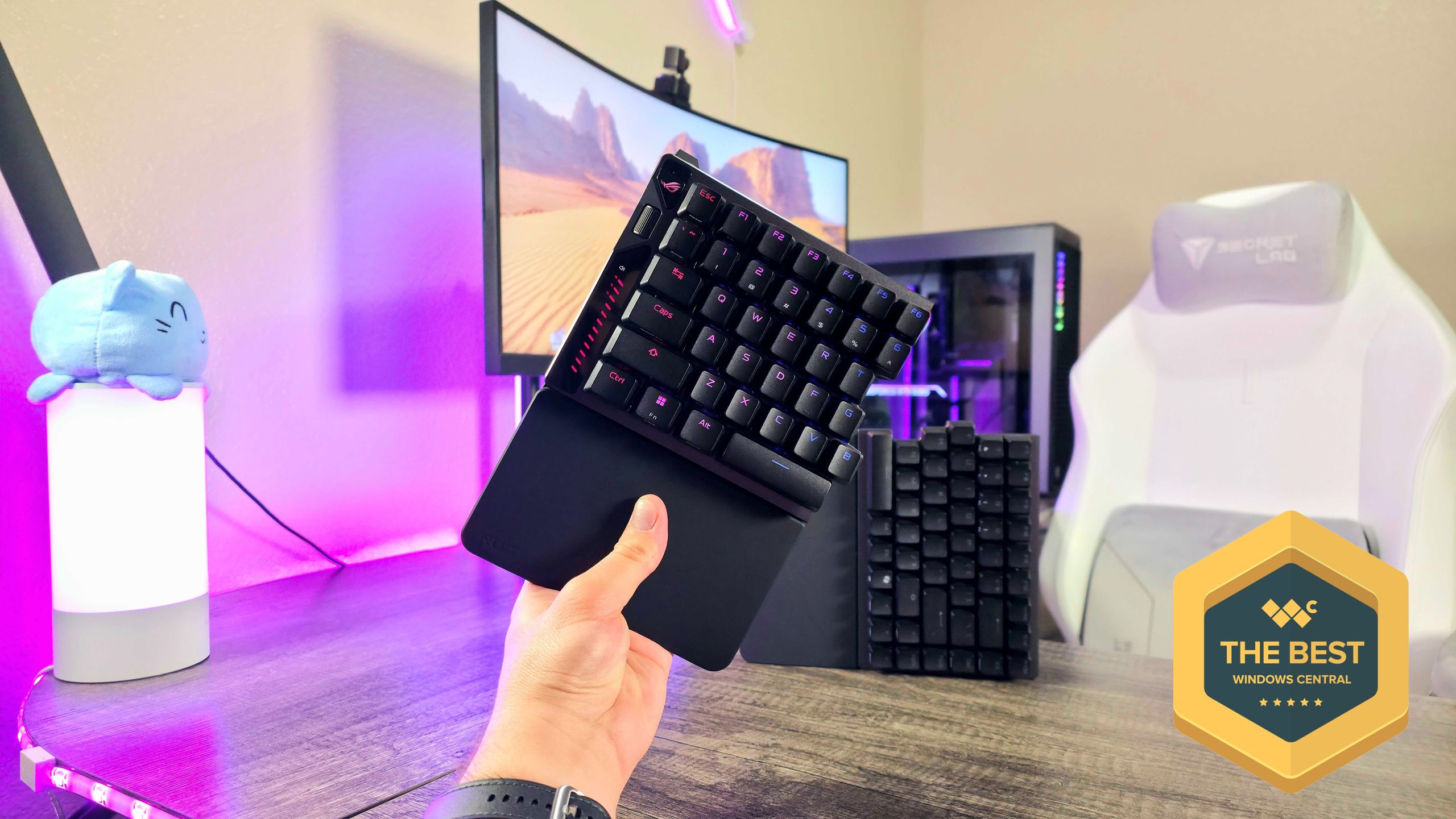 ASUS ROG Falcata keyboard review: 0 split-design