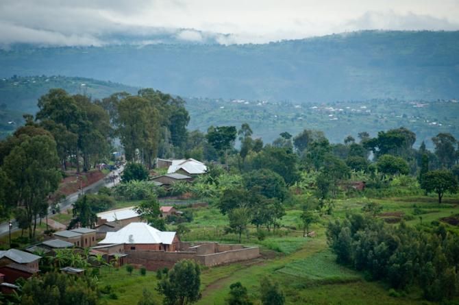 A landscape from stage 2 in Tour of Rwanda 2012