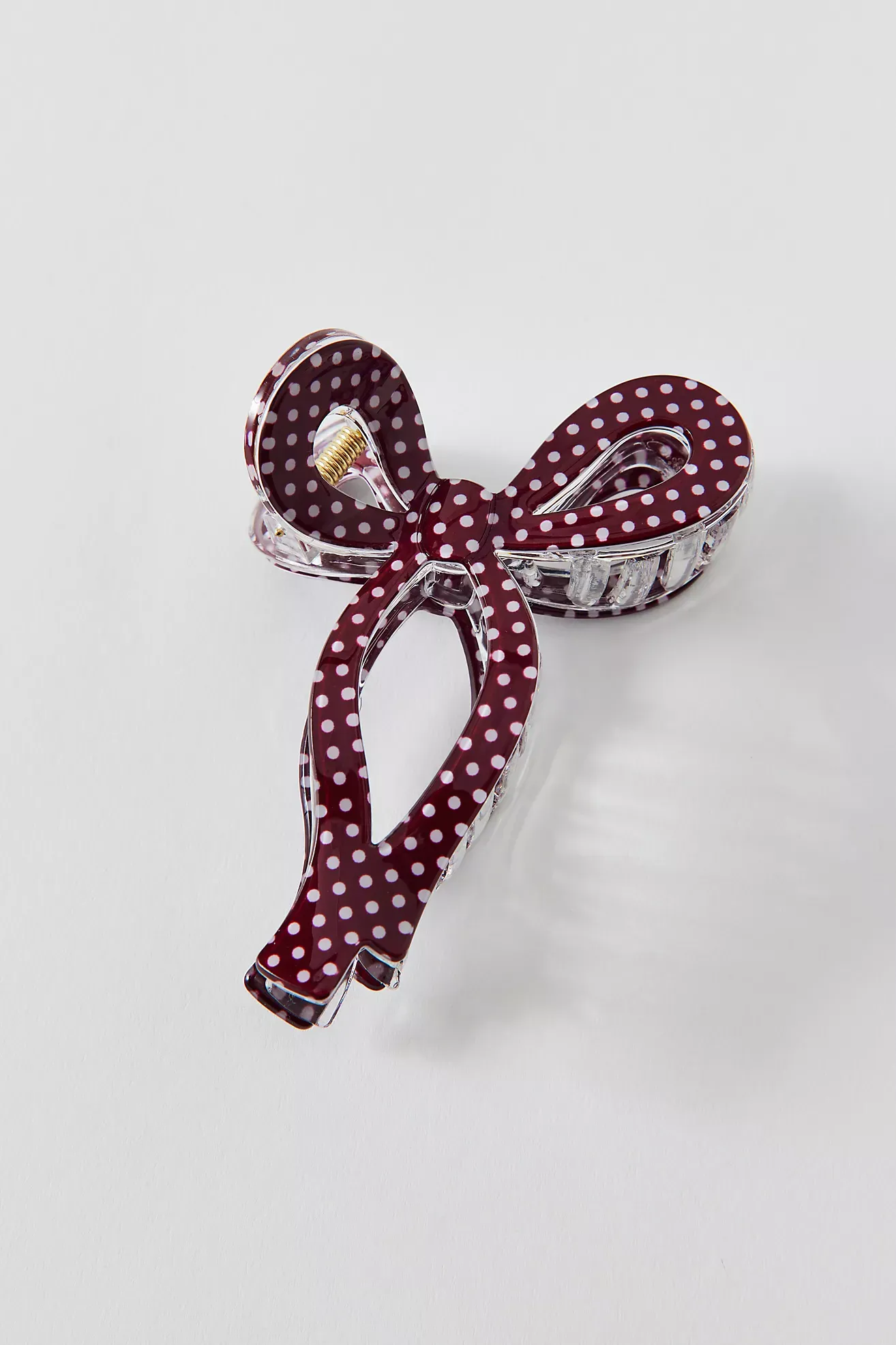 Resin Draped Bow Claw Clip
