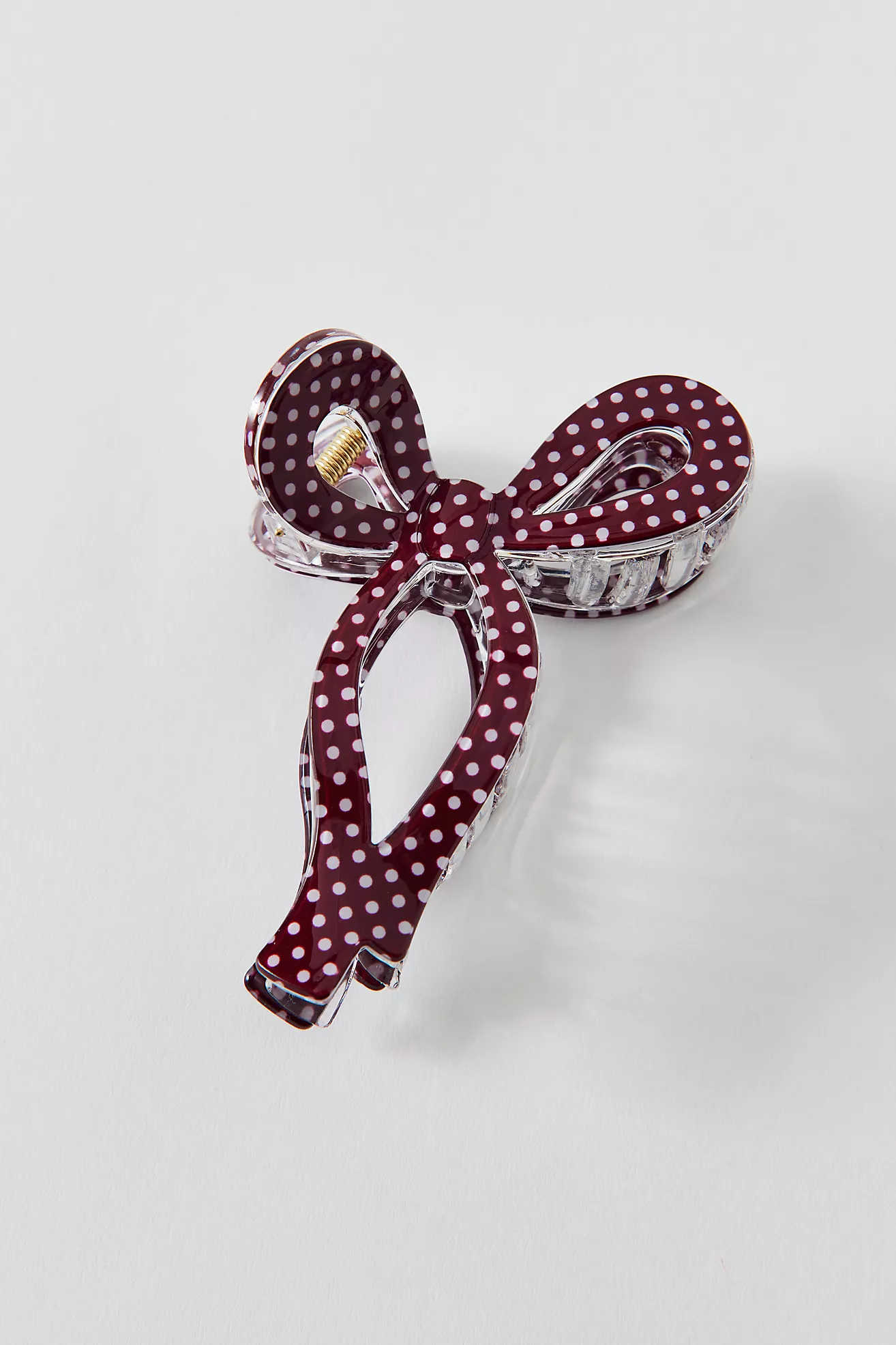 Resin Draped Bow Claw Clip