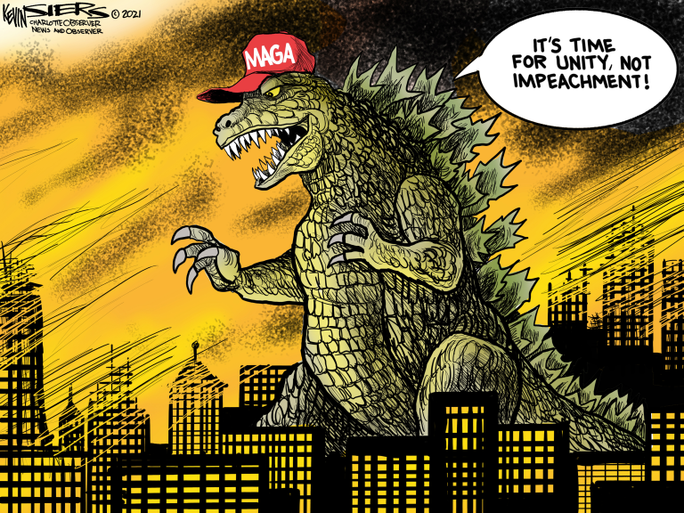 Political Cartoon Riot Political Cartoon U.S. Trump Capitol riot impeachment | The Week