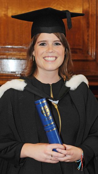 Princess Eugenie in her Graduation Cap and Gown