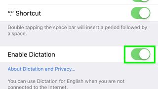 Delete Siri data instructions