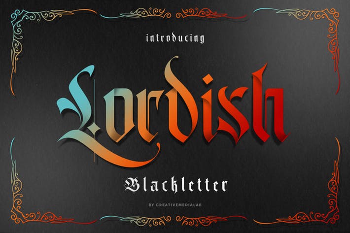 Old English fonts: Lordish