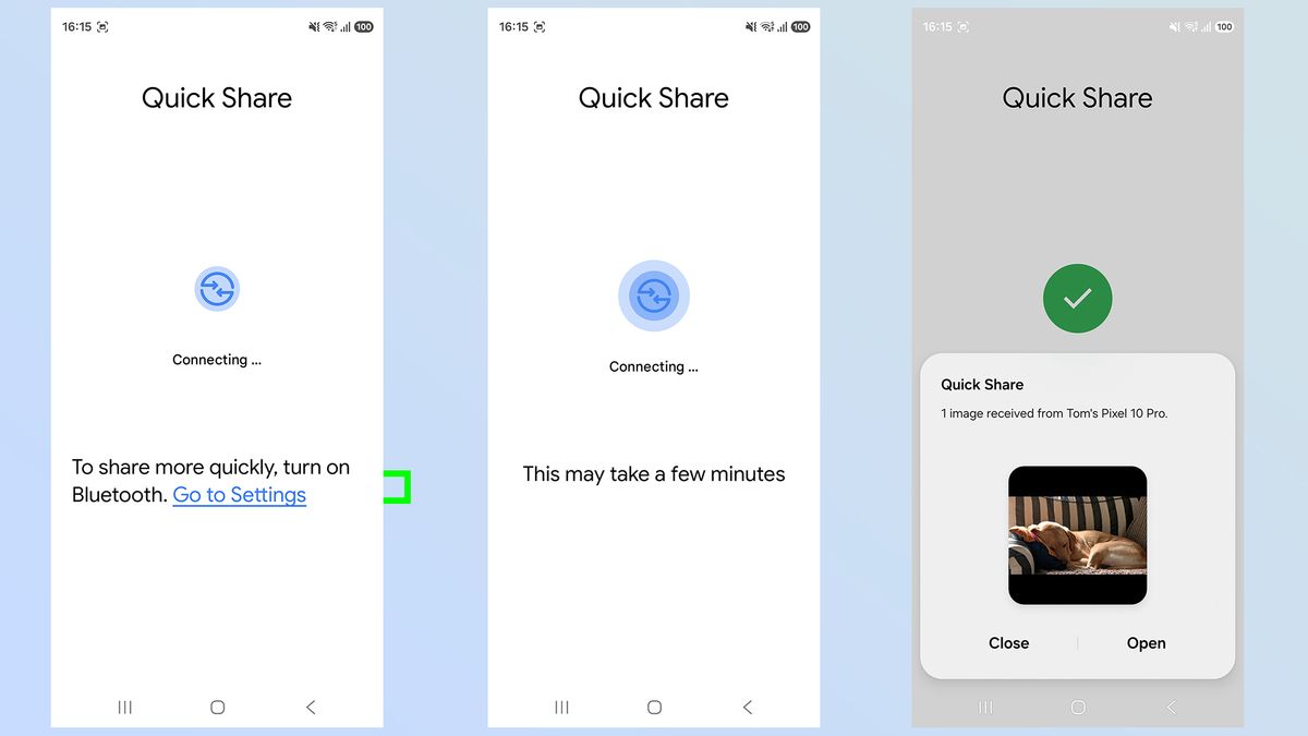 how to share files with qr code using quickshare