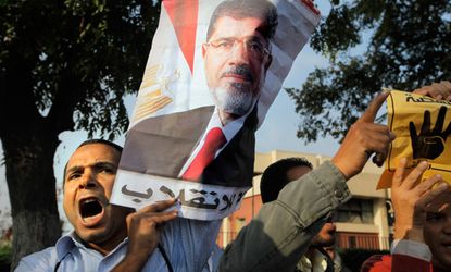 Pro-Morsi demonstrators 