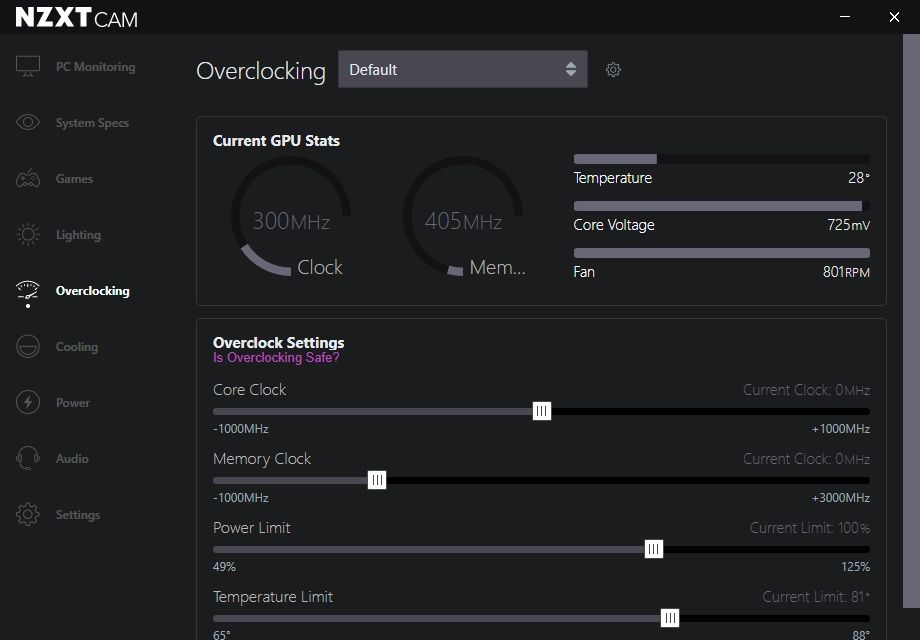 NZXT N7 Z490 - Software