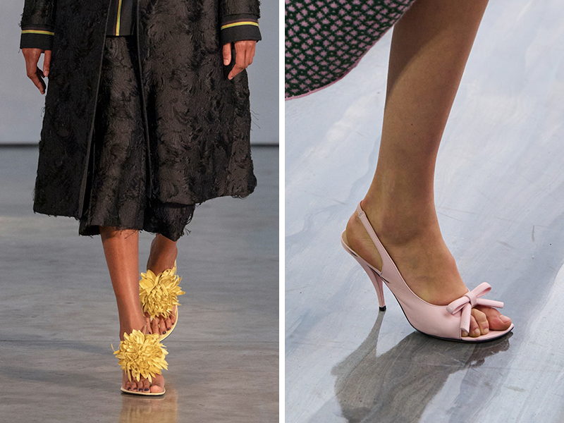 Shoes on the spring/summer 2026 runway