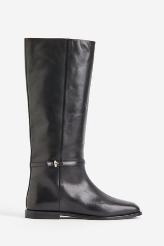 Knee-High Leather Boots