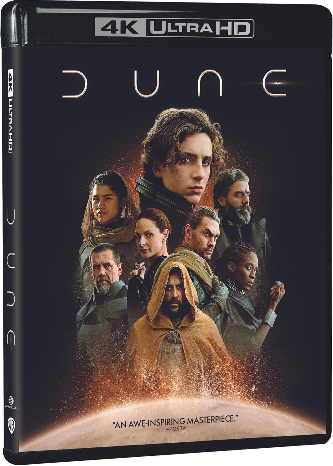 The packaging for the Dune Blu-Ray