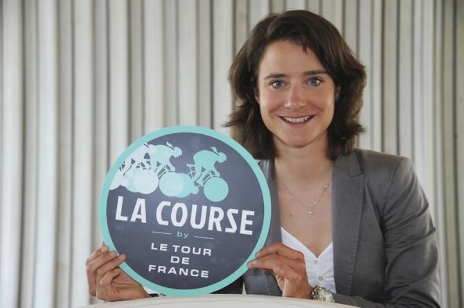 Marianne Vos was on hand to present the route of La Course
