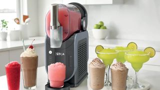 Ninja Slushi machine with frozen drinks