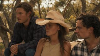 Sam Corlett as Marshall Lawson in Territory (on left).