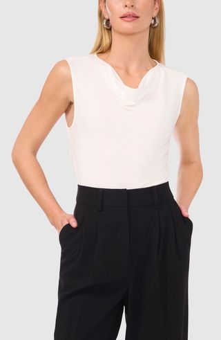 Cowl Neck Sleeveless Top