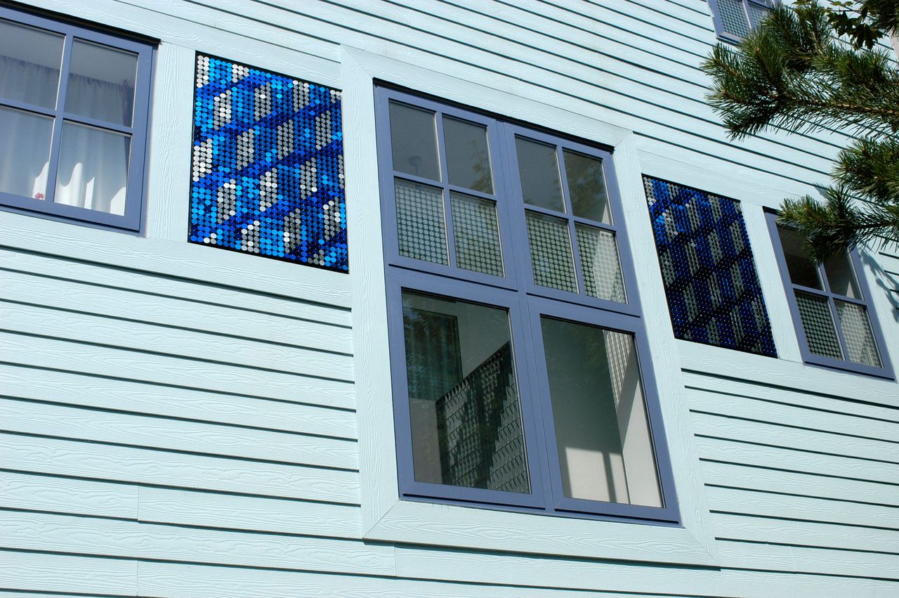 The Blue House - AKA the FAT House - in Bethnal Green