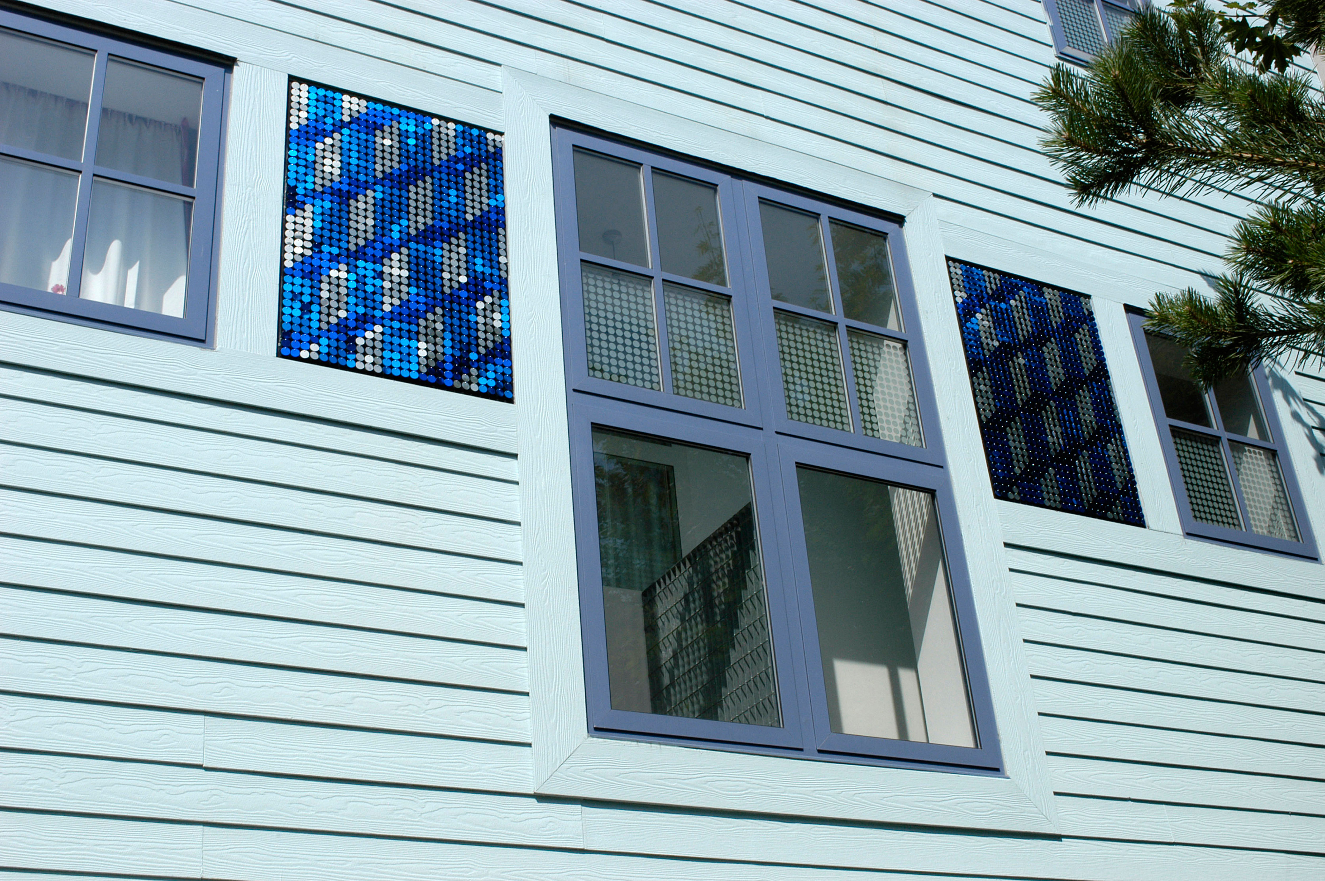 The Blue House - AKA the FAT House - in Bethnal Green