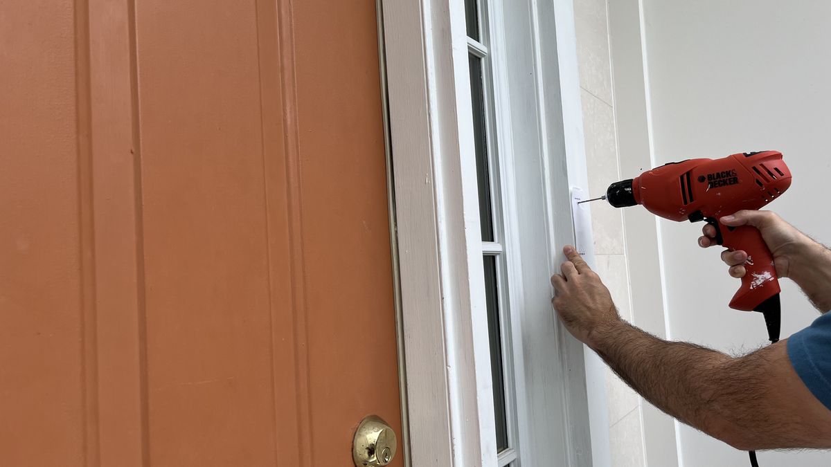 Screwing in mount for Philips 7000 Series Video Doorbell